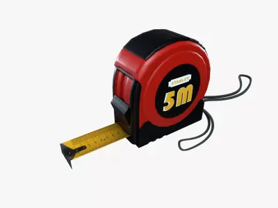 Measuring tape Low-poly 3D model order