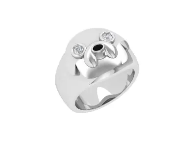 Doggy Ring 3D print model