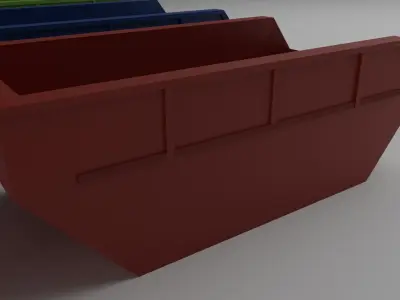 Lowpoly Palett Containers and Crates Free low-poly 3D model