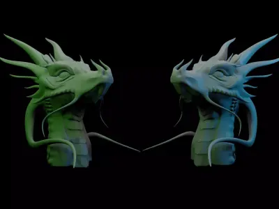 Dragon Head 3D model order