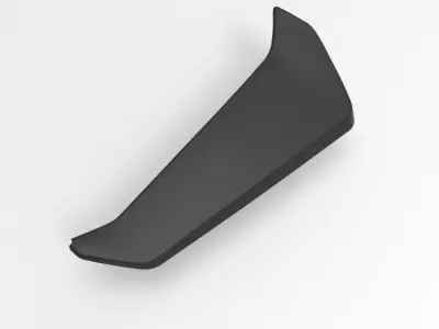 RADIATOR GUARD MT09 2020 PROTEZIONE RADIATORE LATERALE COVER 3D model
