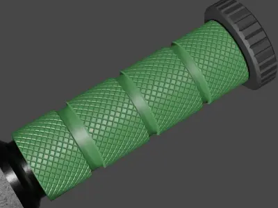 Survival Knife 3D model get