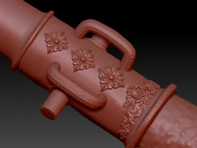 Old cannon 3D print model