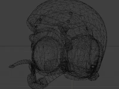 Casco Spetsnaz Low-poly 3D model