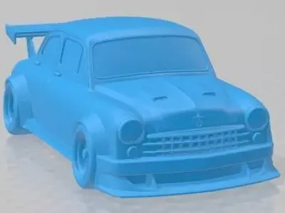 Seat 1400 1963 Tuning Printable Car 3D print model