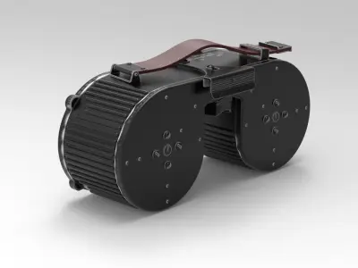 MG15 Saddle magazine 3D model