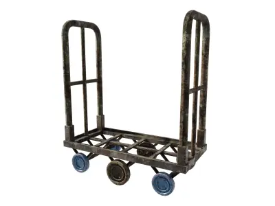 Hong Kong Industrial Trolley 3D model