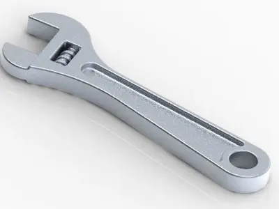 Stylish Adjustable Wrench 3D print model