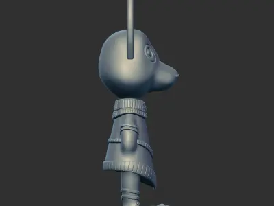 Egyptian God Anubis HQ 3D printable 3D model