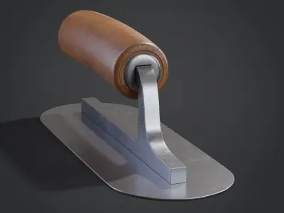 Mini Pool Trowel 3D model