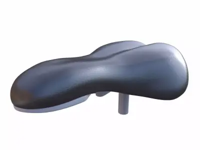 Bicycle Seat Low-poly 3D model