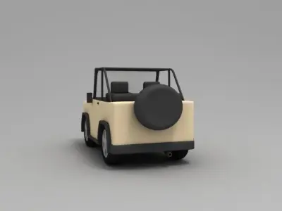 jeep car 3D model by MilkyWay