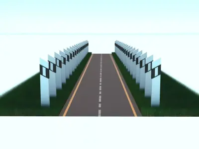 Highway 3D model get