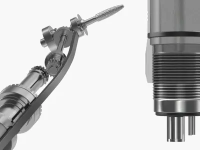 Internal Structure Dental Drill 3D model