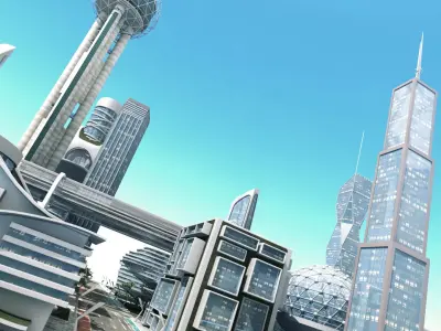 Future City 2 3D model purchase