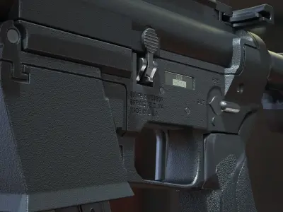 Smith  Wesson Response Carbine Low-poly Low-poly 3D model