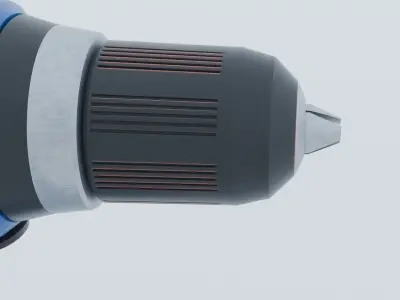 cordless drill Low-poly 3D model buy