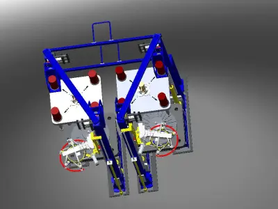 Tyre Press Machine Free 3D model