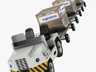 Airport Truck Collection 2 3D model