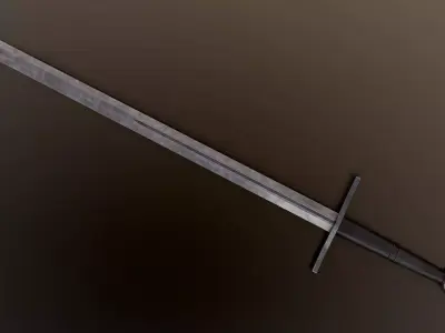 Atrim Longsword Low-poly 3D model