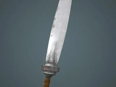 Dagger sword 3D model buy