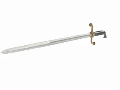 Ancient Weapon Long Sword 3D model