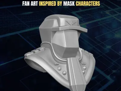 Miles Mayhem Fan art Kit 3D printable for Action Figures 3D print model