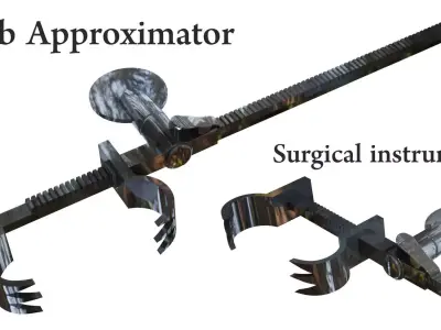Rib approximator 3D model