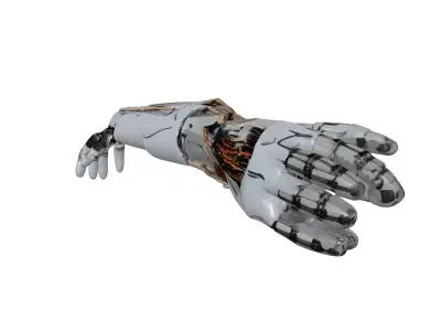 Futuristic Cybernetic Arm Model 3D model