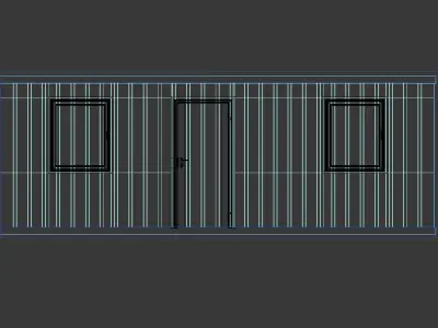 Container house - mobile 3D model
