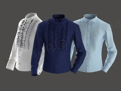 Part 2 - 3D Shirt Configurator  - TUXEDO 3D model