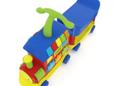 Train Toy 3D model order