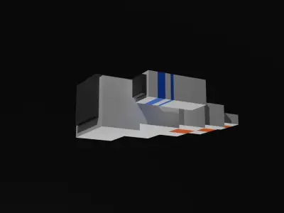 SpaceShip Free 3D model purchase
