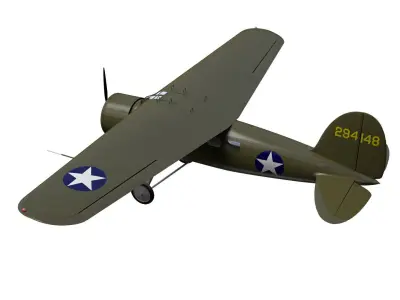 LOCKHEED VEGA 5B 3D model buy