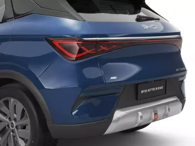 2026 BYD Atto 3 Evo with Interior 3D model