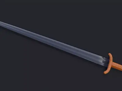 Sword Game Ready Low-poly 3D model