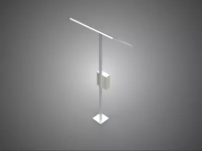 STANDALONE SOLAR PANEL ENERGY POWER OUTLETS SOCKETS CONTROL BOX 3D model