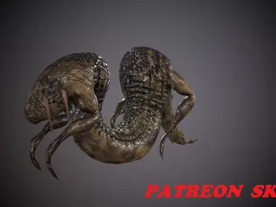 Monster6 Low-poly 3D model