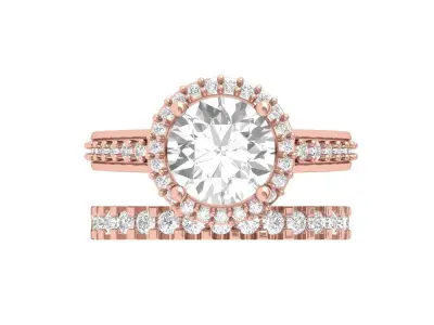 Wedding Ring  3D print model 204