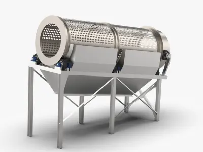 Drum Rotary Screen 3D model