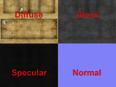 Box trash Free low-poly 3D model