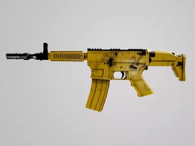 WT-15 Semi Automatic Rifle 3D model