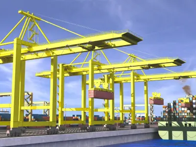 Port Collection 3 3D model