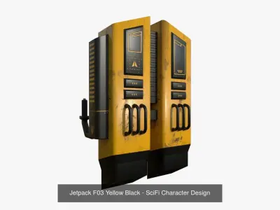 10 Jetpacks F Collection - SciFi Character Design