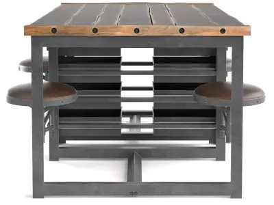 Big desktop Rupert in the industrial style 3D model