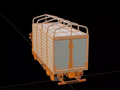 Hino Profia Box Truck 3D model