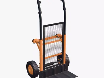 Manual Truck Luggage Cart M1 3D model