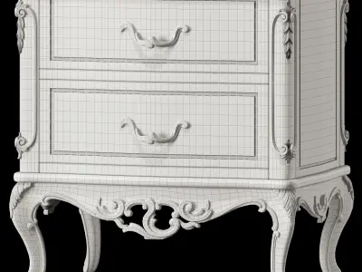 juliettesinteriors nightstand and dresser art JX0151 3D model