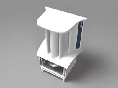 Aeromine wind turbine 3D model