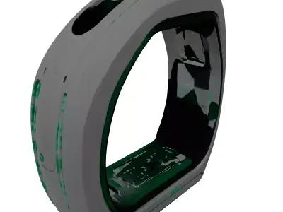 Futuristic Data Core System 3D model
